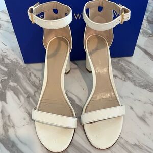 Stuart Weitzman White Sandals